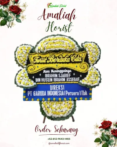 Papan Bunga Duka di Sumedang Selatan